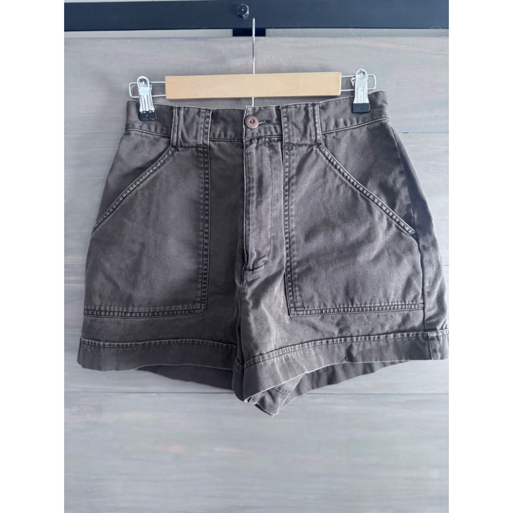 VTG Abercrombie & Fitch‎ Chino Short Size 6 Brown Classic 90s Y2K Pockets